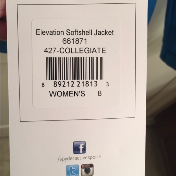 Ladies Spyder Jacket  Size 8  Brand new - Picture 5 of 7